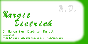 margit dietrich business card